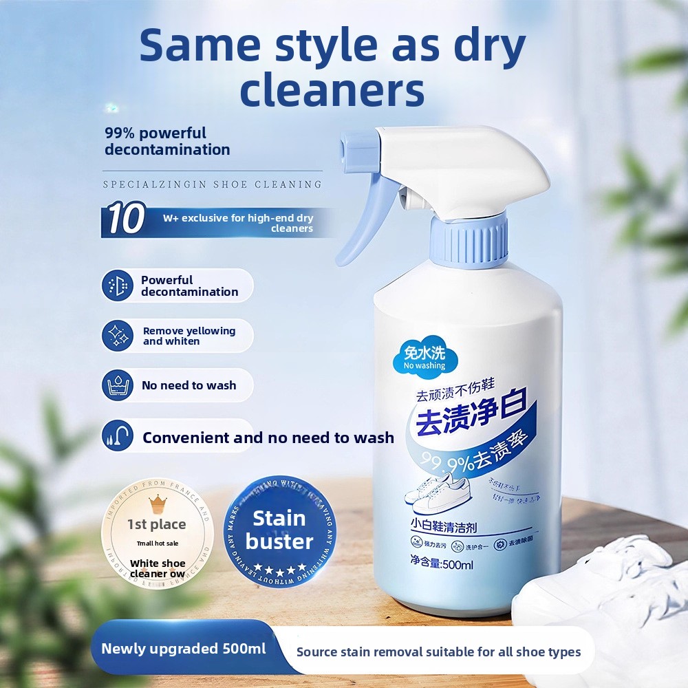 Sneaker Care Clean - Nettoyant pour chaussures blanches 500 ml,