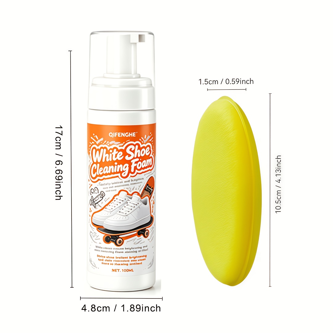 Nettoyant pour chaussures blan - Sneaker Care Foam avis et prix