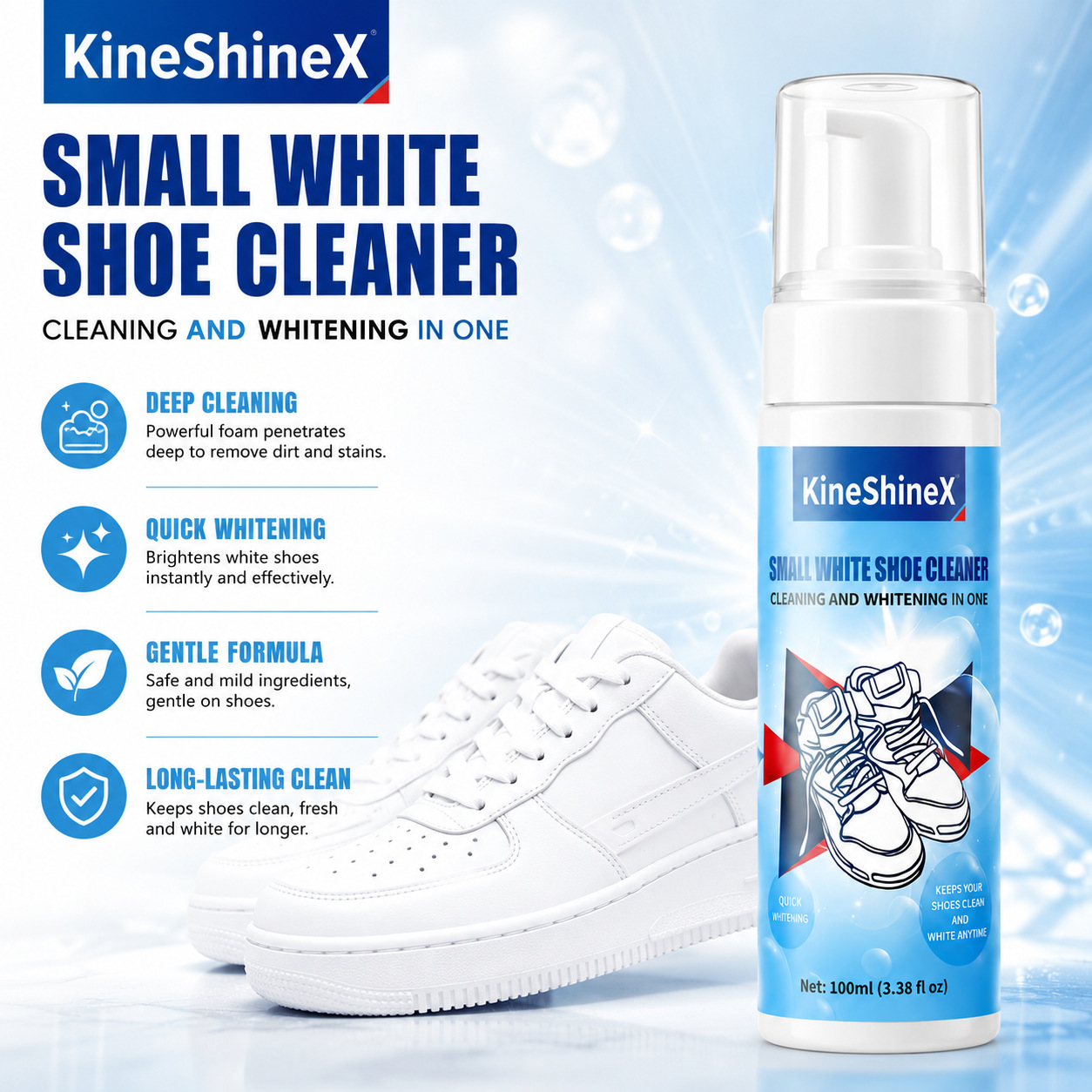 Kits de nettoyage de chaussure - Sneaker Care Foam avis et prix